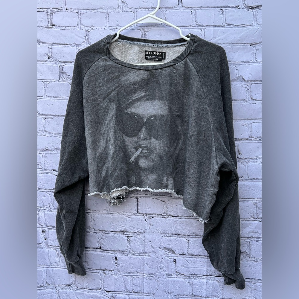 Vintage Religion Crop sweater